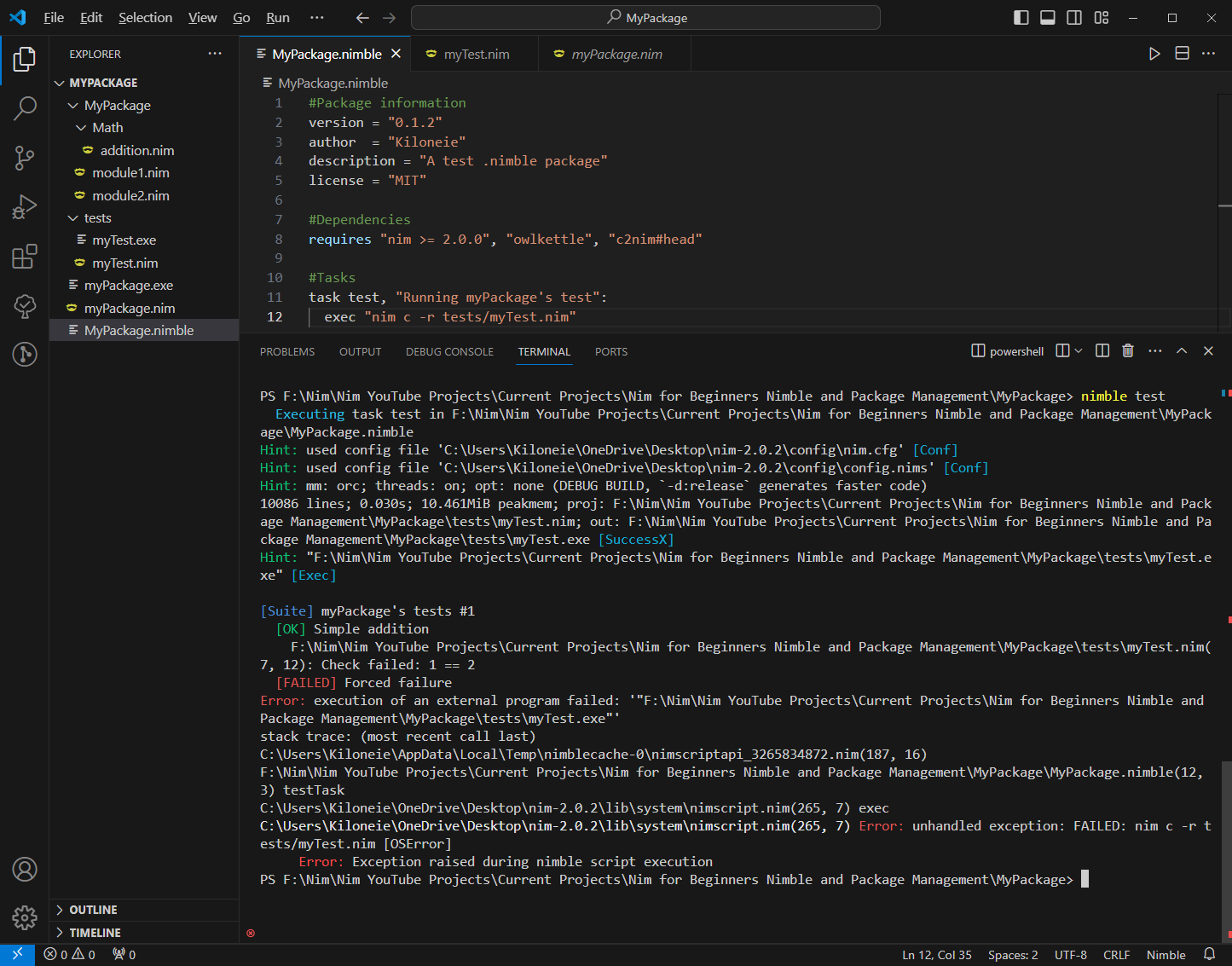 ..\Nim for Beginners Nimble and Package Management ...